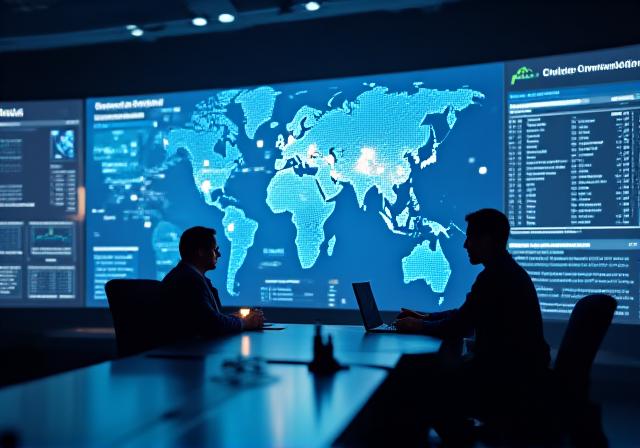 Global logistics partner network and shipping map